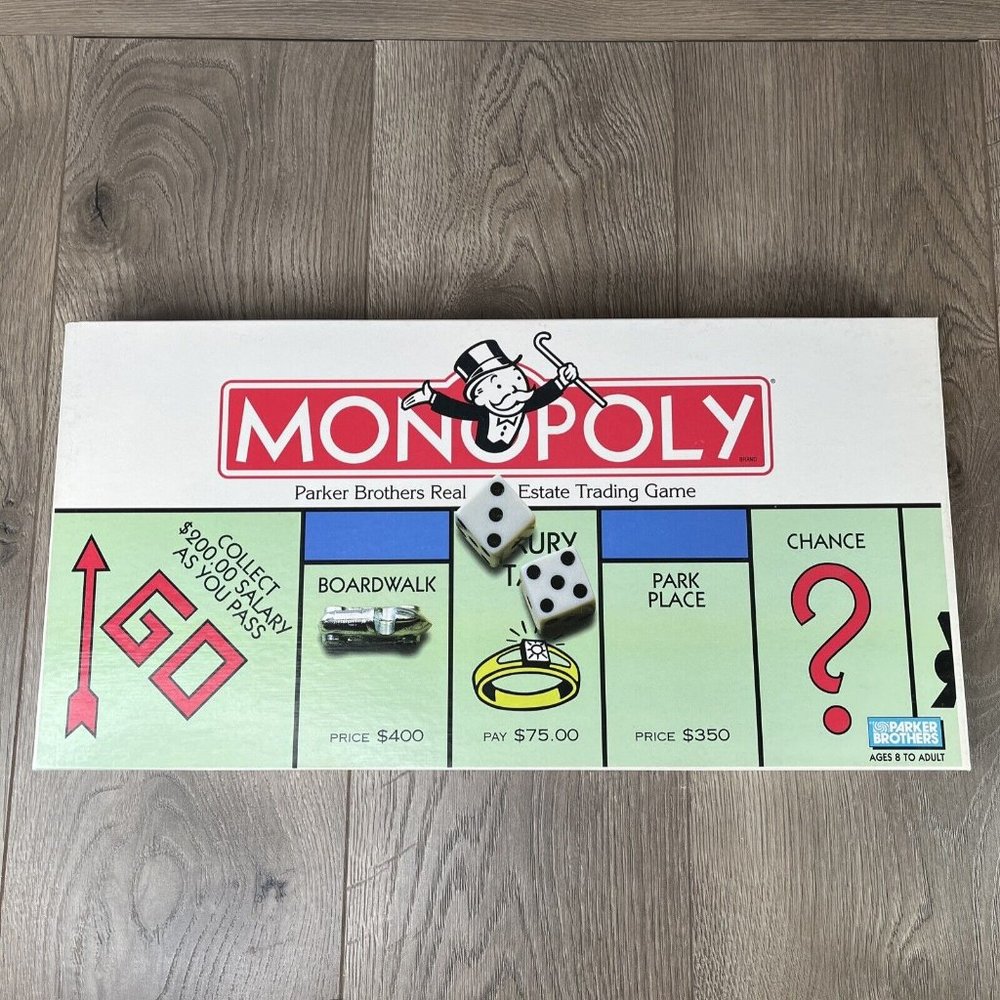 Monopoly Parker Brothers Real Estate Trading Game No.9  1970's Edition